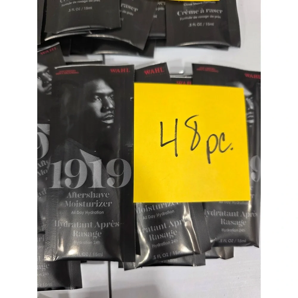 Wahl‎ 1919 Professional Men's Grooming Samples Lot Shave Cream Beard Balm Fiber
